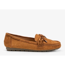 Mocassins marron à nœud Deonte brun 2