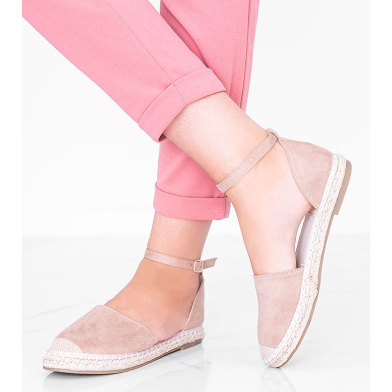 Sandales espadrilles Chloe Star beiges 1