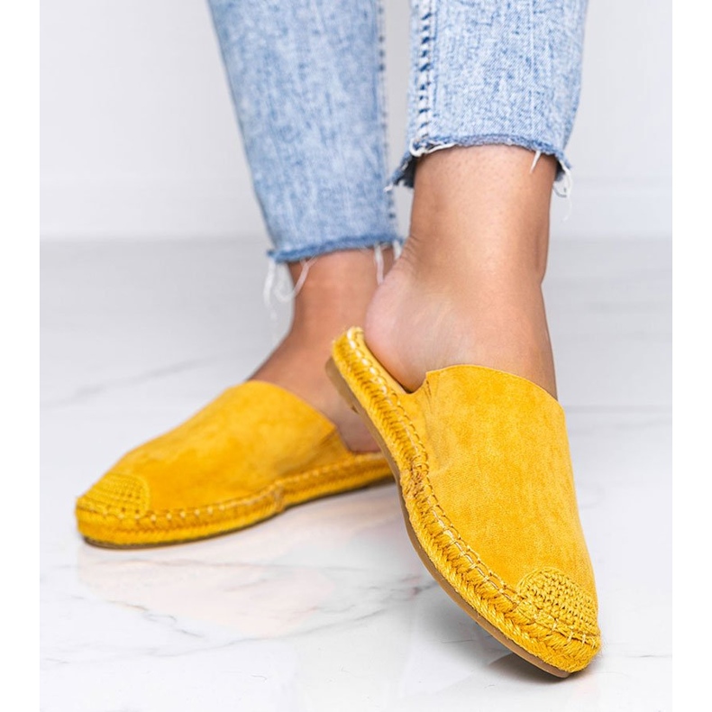 Volets de moutarde en mousse de Vénus jaune 1