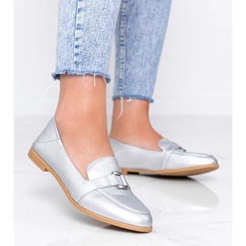 Mocassins argentés avec boucle Island Paradise 1