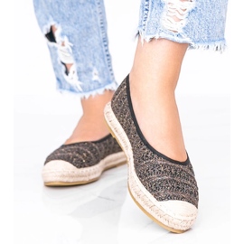Espadrilles marron avec fil Zoey doré brun 1