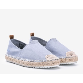 Espadrilles Big Star Luigi bleu pour femme 1