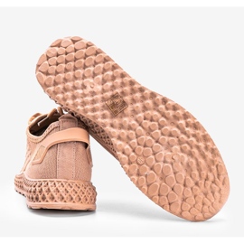 Baskets Pinnie camel brun 2