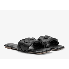 Chaussons Chimmie tissés noirs le noir 2