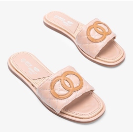 Chaussons femme Ypsy beiges 1