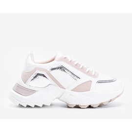 Baskets Gordani beiges avec empiècements métalliques 1 Baskets Gordani beiges avec empiècements métalliques 1