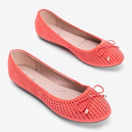 Ballerines orange à nœud Larissa 1 Ballerines orange à nœud Larissa 1