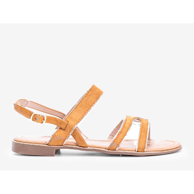 Sandales femme Rosina beiges jaune 1