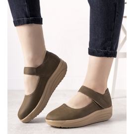 Chaussures marron sur semelle épaisse Lumen brun 1