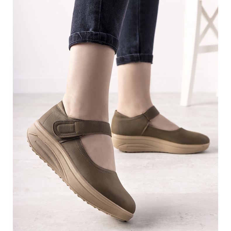 Chaussures marron sur semelle épaisse Lumen brun 2