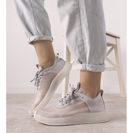 Baskets de sport transparentes grises Alicante 2