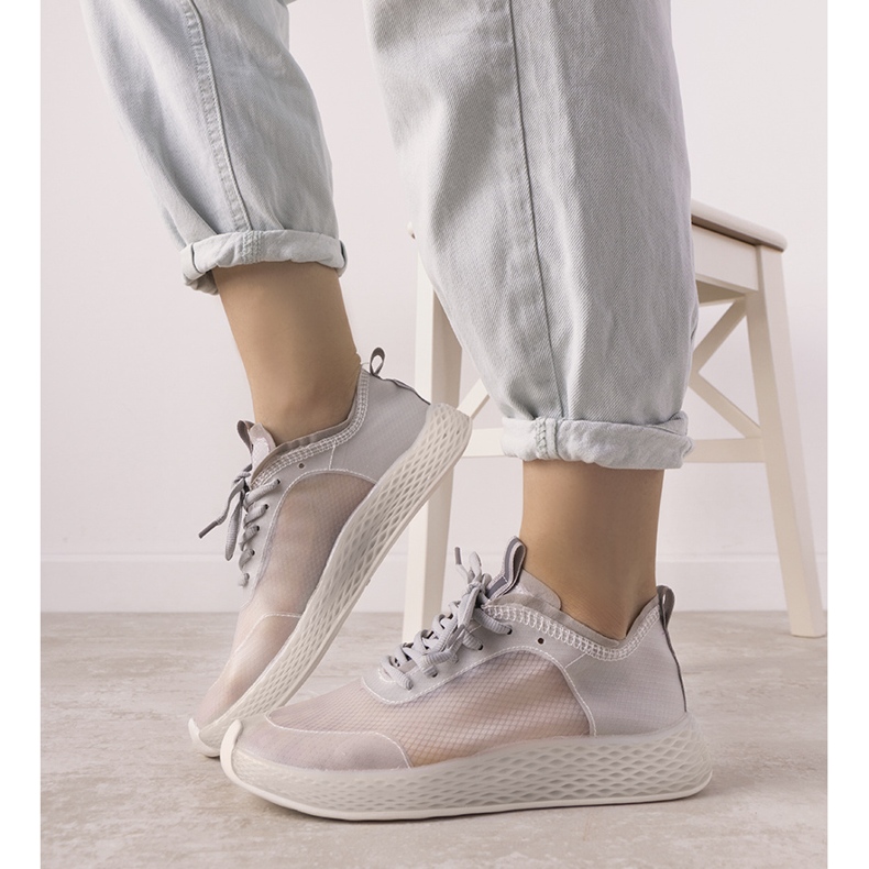 Baskets de sport transparentes grises Alicante 2