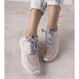 Baskets de sport transparentes grises Alicante 1