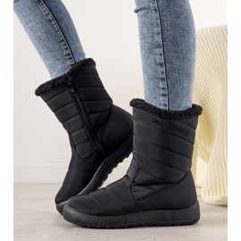 Bottes de neige pour femmes noires de Mirage le noir 1 Bottes de neige pour femmes noires de Mirage le noir 1
