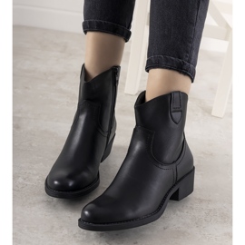 Bottes noires classiques pour femmes de Malika le noir 1