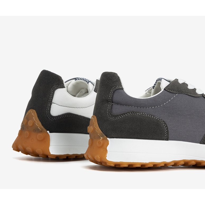 Chaussures de sport grises pour hommes Baskets Pacheco 1