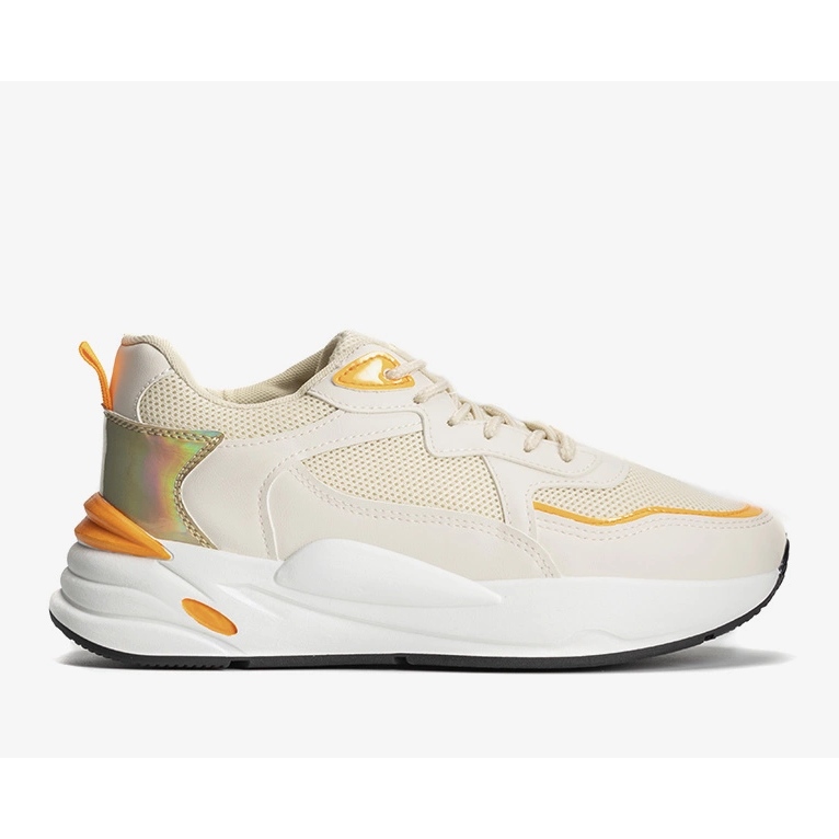 Baskets femme Adventa beiges 1