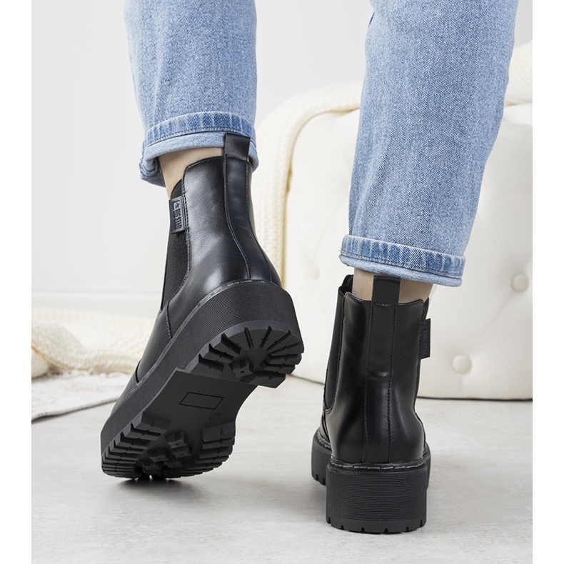 Bottines femme noires Big Star Letizia 1