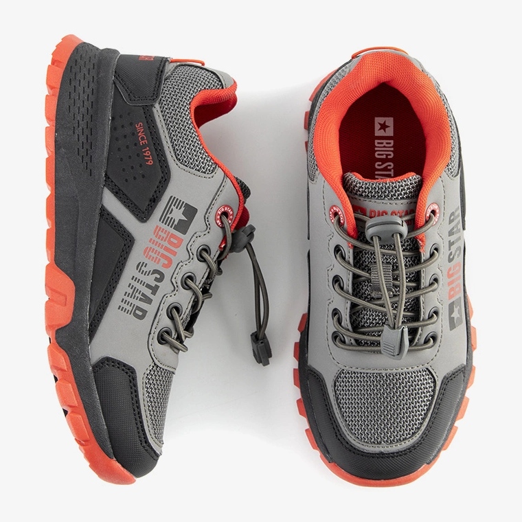 Baskets de sport Grenier enfant Big Star Grey le noir 1