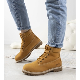 Chaussures de randonnée femme Big Star Amitee camel brun 1