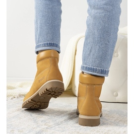 Chaussures de randonnée femme Big Star Amitee camel brun 2