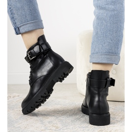 Boots femme Black Cross Jeans Amadis noir 1