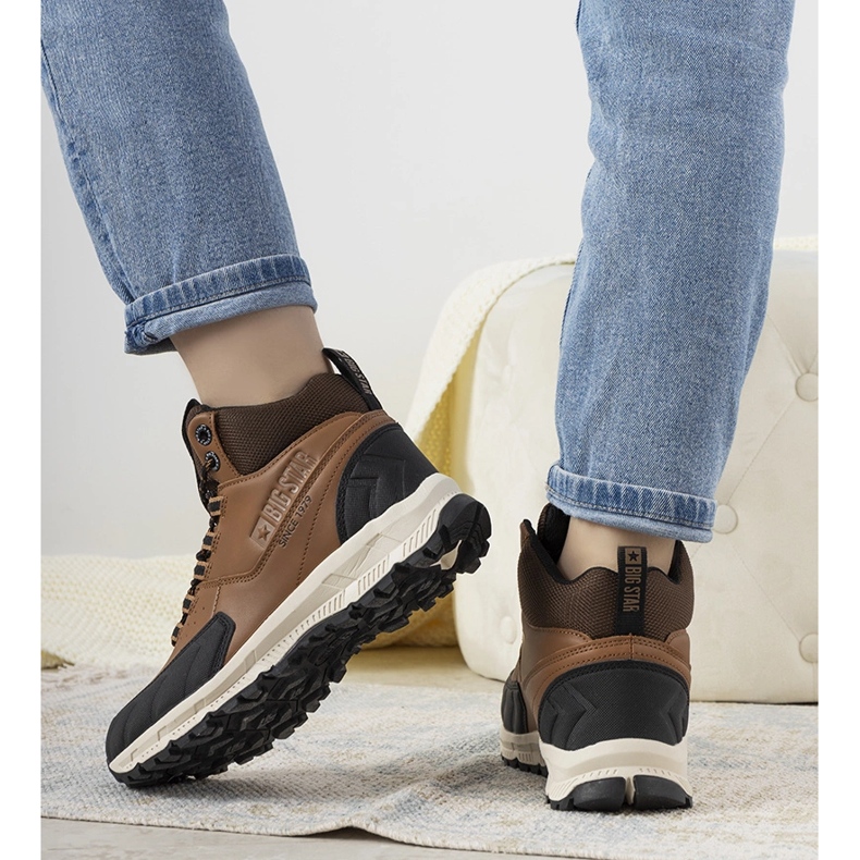 Chaussures de trekking Big Star Ivanna marron brun 1