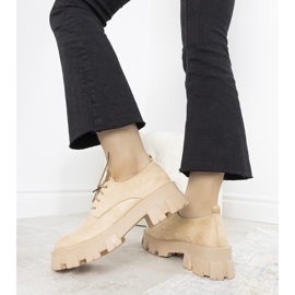Chaussures beiges à semelle épaisse Melisande 1 Chaussures beiges à semelle épaisse Melisande 1