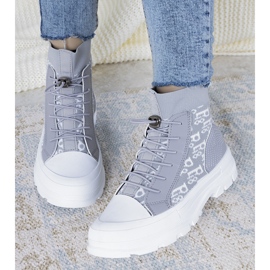 Baskets femme Marois grises 1