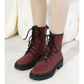Boots isolées sur semelle épaisse Dena brun 1
