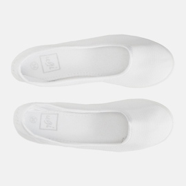 Ballerines enfant Geneseo blanches 1