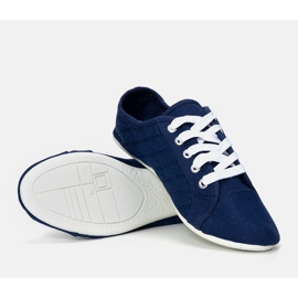 BM Baskets Ruby bleu marine pour enfant 1