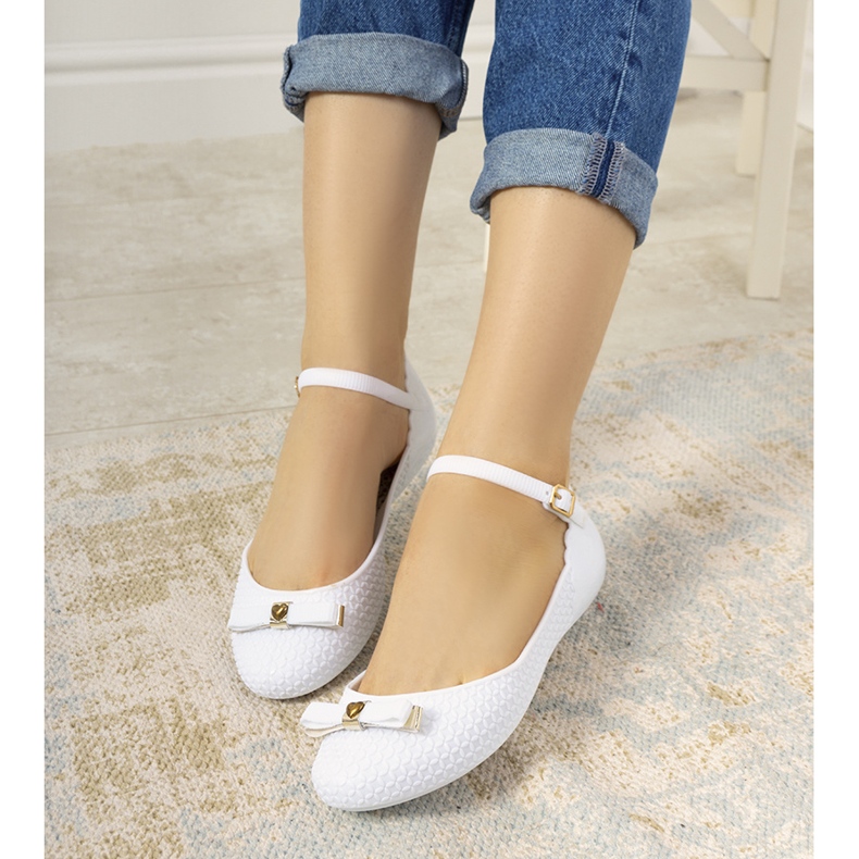 Ballerines femme Heather blanches 1 Ballerines femme Heather blanches 1