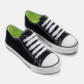 Baskets enfant Senco noires le noir 1