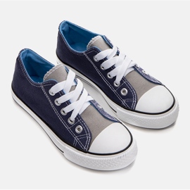 BM Baskets enfant Senco bleu marine 1