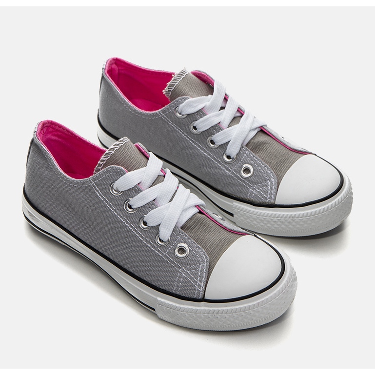 Baskets enfant Senco grises 1