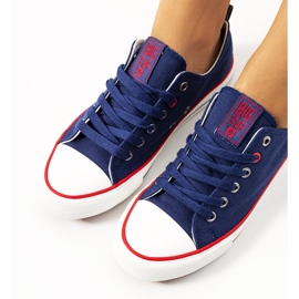 Baskets classiques bleu marine Big Star JJ274121 1