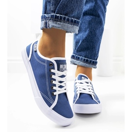 Baskets femme bleu marine Big Star 274834 1