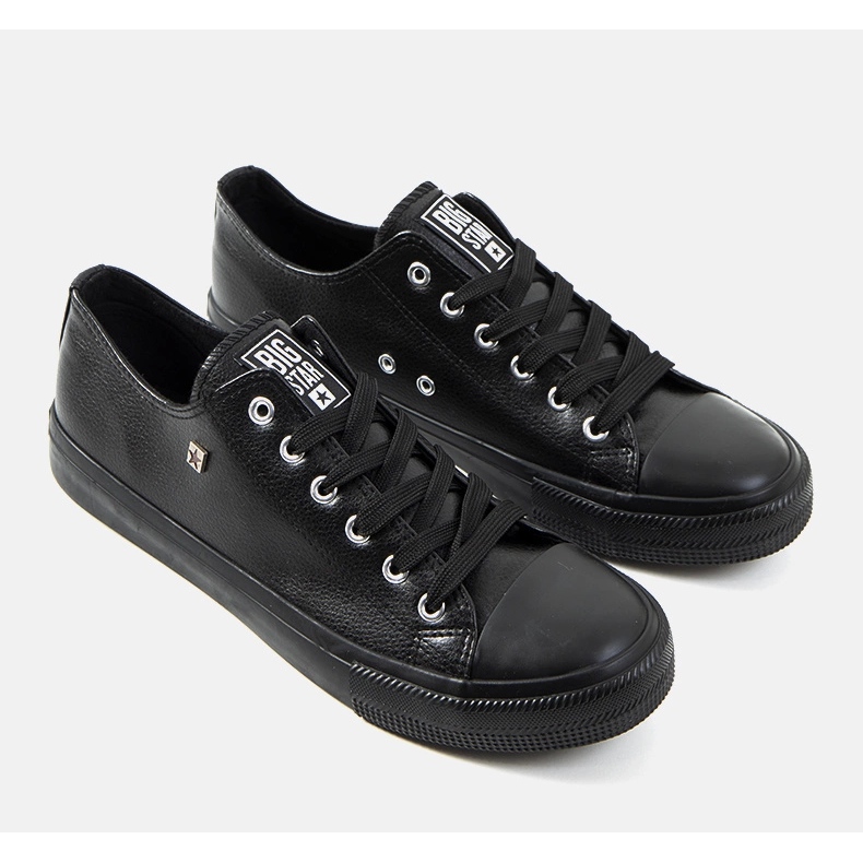 Baskets homme Big Star V174345 noires le noir 1