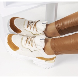 Chaussures de sport beiges Osorio 2