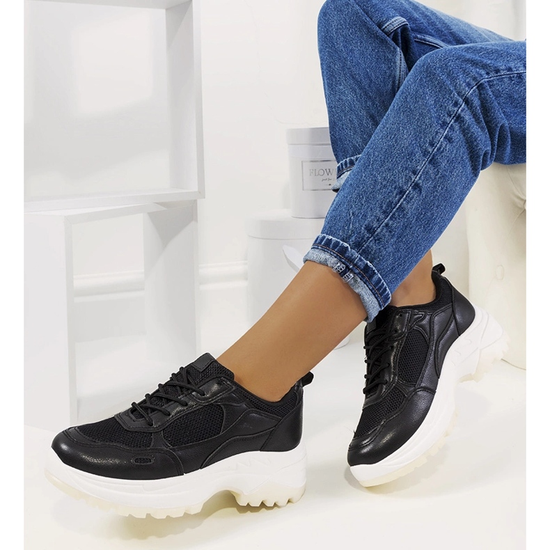 Baskets Depretis noires le noir 2