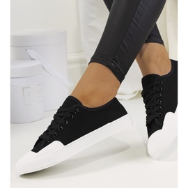Baskets femme Rivas noires le noir 2