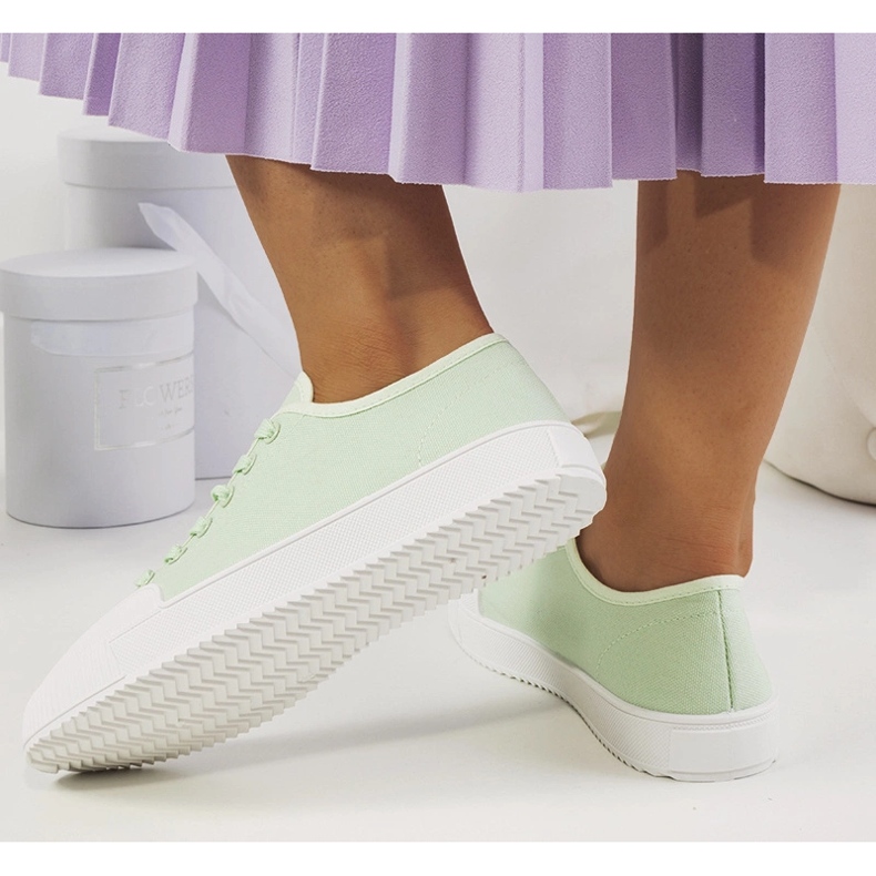 Baskets vertes pour femmes de Rivas 1