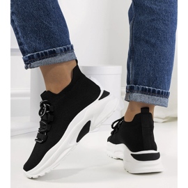 Baskets Barraza femme noires le noir 1