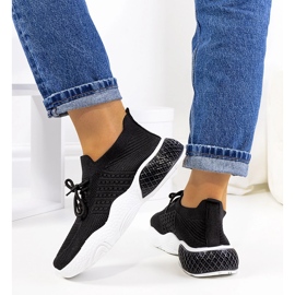 Baskets de sport noires Donatil le noir 1