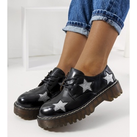 Chaussures noires avec étoiles Starl le noir 1