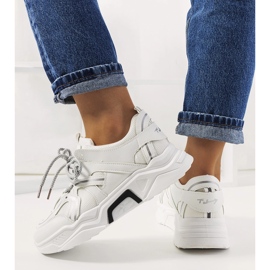 Baskets femme Delois blanches 1