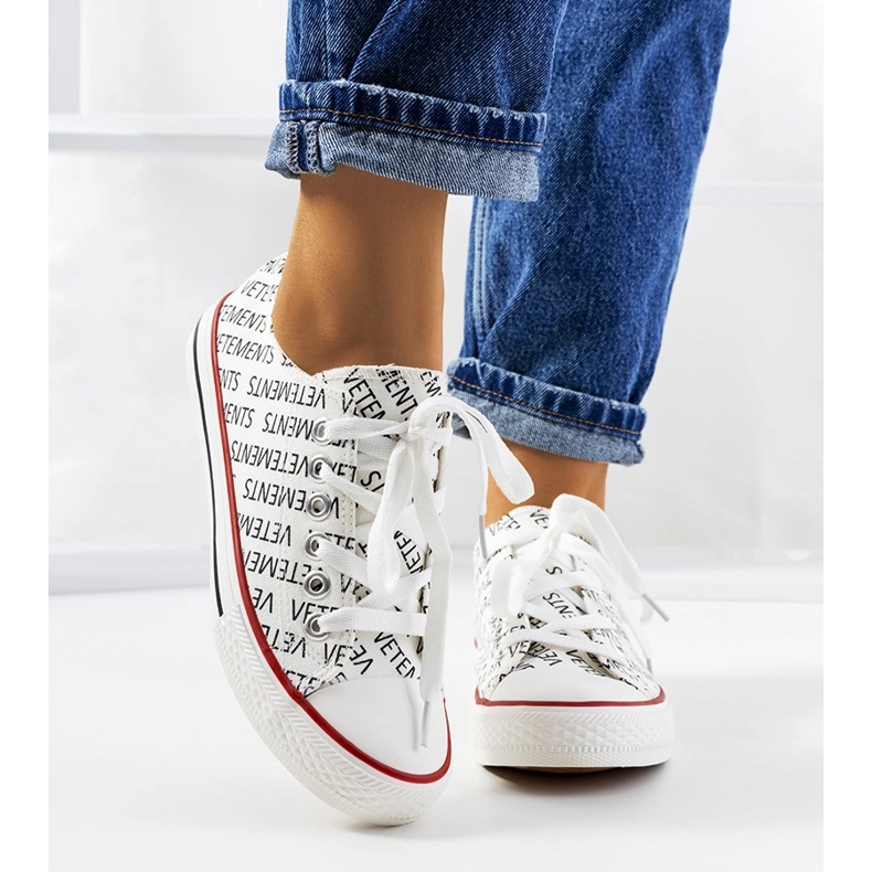 Baskets femme Ellis blanches 1