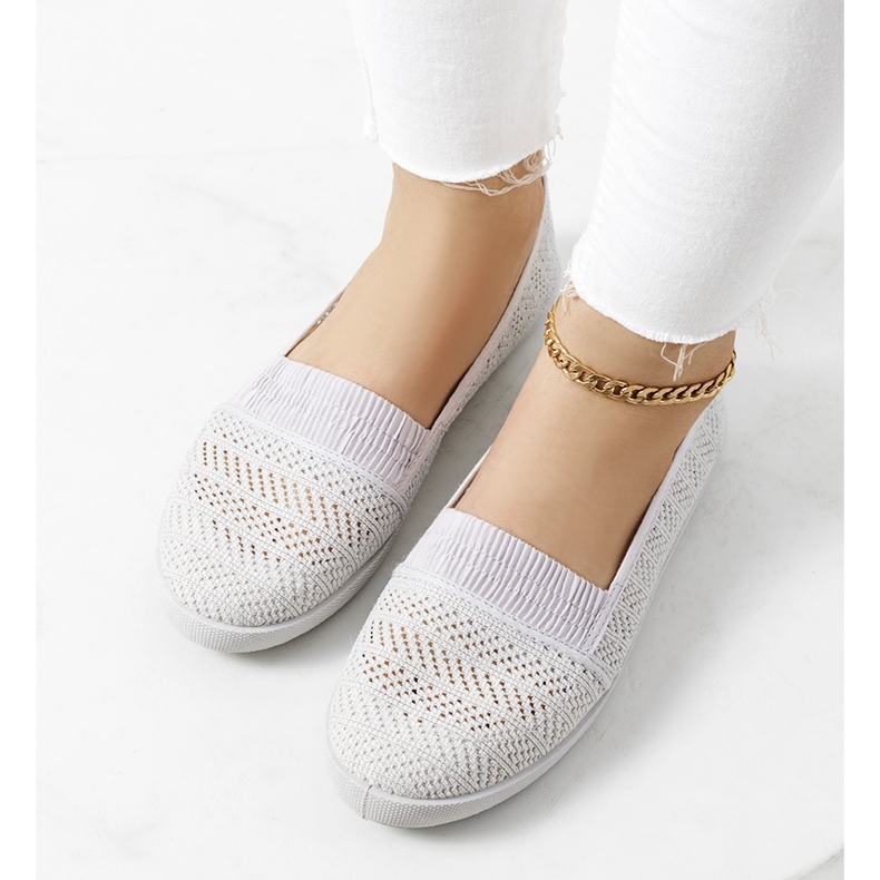 BM Baskets grises ajourées Maria's 1