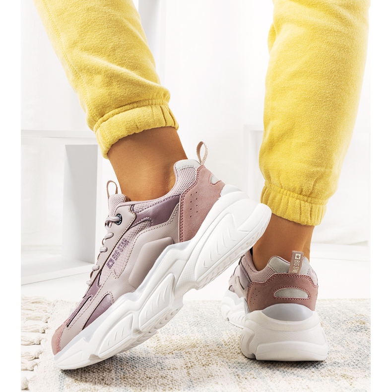 Baskets violettes Big Star HH274258 rose 1